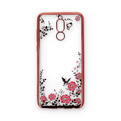 Huawei Mate 10 Lite rausva perfect FLOWERS nugarėlė 1