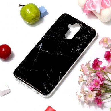 Huawei Mate 20 LiteTracy nugarėlė Black Marble 2