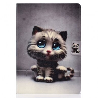 Huawei MediaPad T3 10" fashion dėklas Cat with blue eyes 3