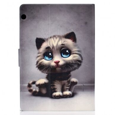 Huawei MediaPad T3 10" fashion dėklas Cat with blue eyes 4