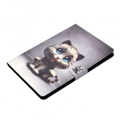 Huawei MediaPad T3 10" fashion dėklas Cat with blue eyes 5