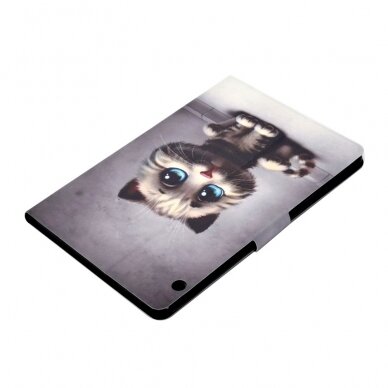 Huawei MediaPad T3 10" fashion dėklas Cat with blue eyes 7