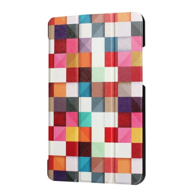 Huawei MediaPad T3 10" fashion Trifold dėklas Kvadratai 3
