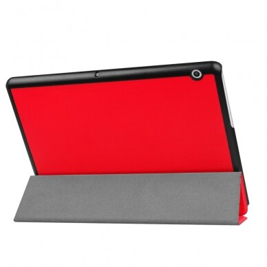 Huawei MediaPad T3 10" raudonas Trifold dėklas 4