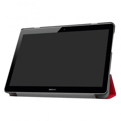 Huawei MediaPad T3 10" raudonas Trifold dėklas 5