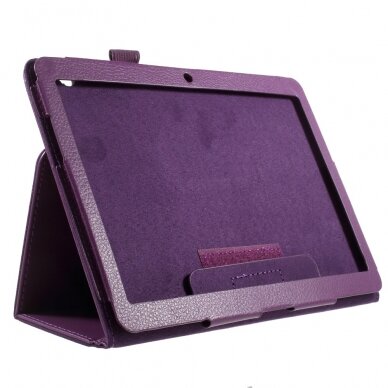 Huawei MediaPad T3 10" violetinis PLAIM dėklas 4