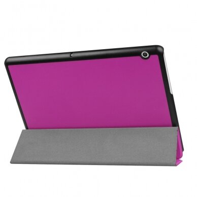 Huawei MediaPad T3 10" violetinis Trifold dėklas 4