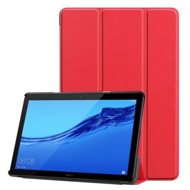 Huawei MediaPad T5 10" raudonas Trifold dėklas