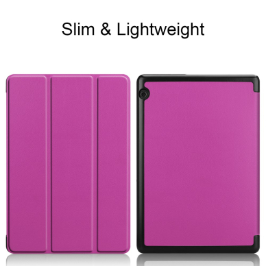 Huawei MediaPad T5 10" violetinis Trifold dėklas 1