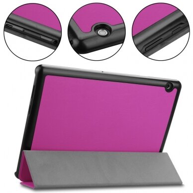 Huawei MediaPad T5 10" violetinis Trifold dėklas 5