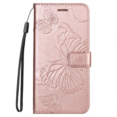 Huawei NOVA 9/Honor 50 rausvas Tracy K.FLEXI dėklas Butterflies 1