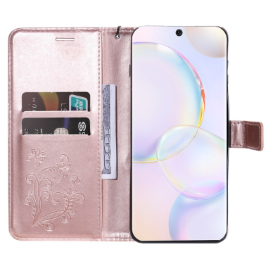 Huawei NOVA 9/Honor 50 rausvas Tracy K.FLEXI dėklas Butterflies 5