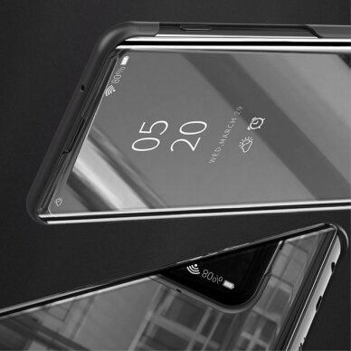 Huawei P Smart 2019/ Honor 10 Lite juodas VIEW WINDOW dėklas 5