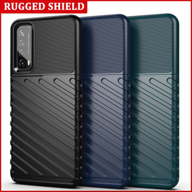 Huawei P Smart 2021 juoda Thunder nugarėlė 3