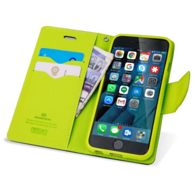 Huawei P10 LITE mėlynas FANCY DIARY dėklas 5