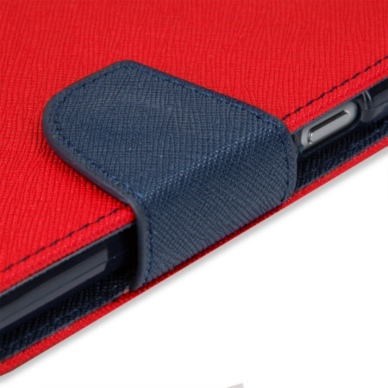 Huawei P10 LITE raudonas FANCY DIARY dėklas 4