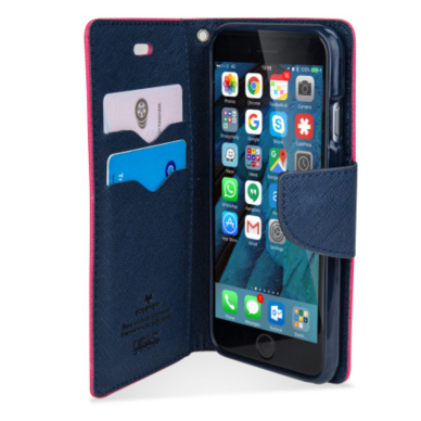Huawei P10 LITE raudonas FANCY DIARY dėklas 6