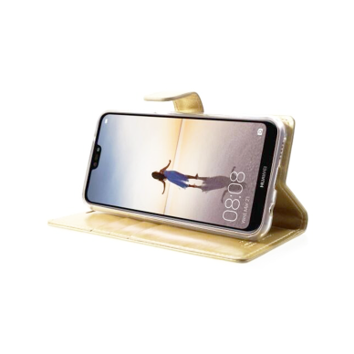 Huawei P20 aukso spalvos MERCURY BLUE MOON2 dėklas 2