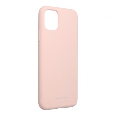 Huawei P20 pink sand MERCURY SILICONE nugarėlė