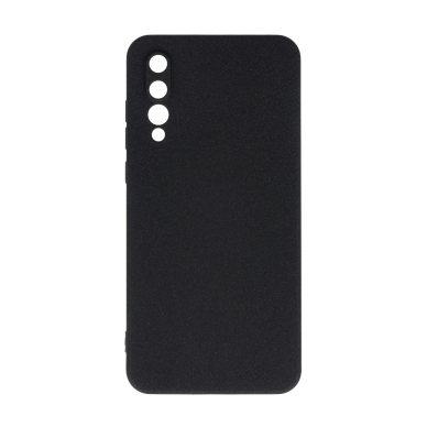 Huawei P20 PRO black Silicone Stone nugarėlė