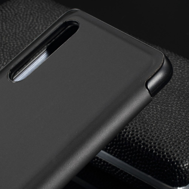 Huawei P30 juodas VIEW WINDOW dėklas 4
