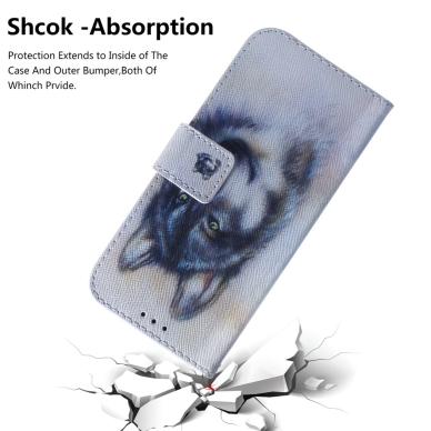 Huawei P30 Lite Tracy fashion dėklas Wolf 4