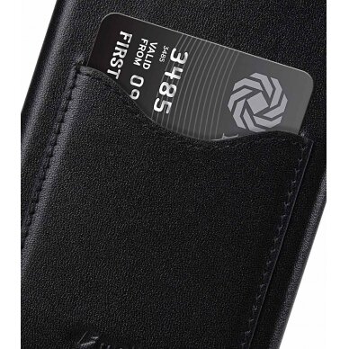 Huawei P30 Pro juoda odinė MELKCO CARD V2 nugarėlė 3