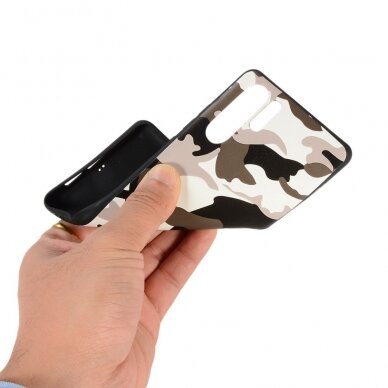 Huawei P30 PRO Tracy balta nugarėlė ARMY 4