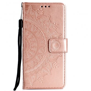 Huawei P30 Tracy MEZZO rausvas Mandala dėklas 1