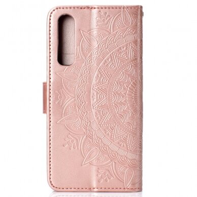 Huawei P30 Tracy MEZZO rausvas Mandala dėklas 2