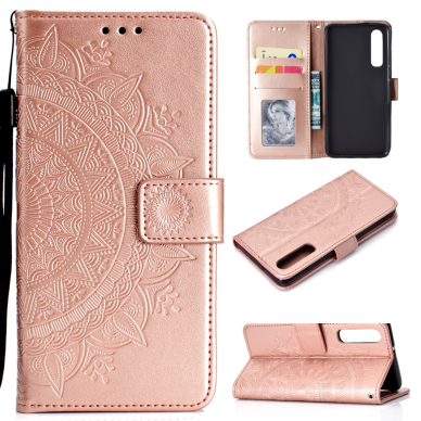 Huawei P30 Tracy MEZZO rausvas Mandala dėklas