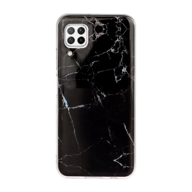 Huawei P40 Lite Tracy nugarėlė Black Marble 1