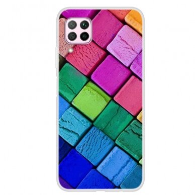 Huawei P40 Lite Tracy nugarėlė Colorful Blocks