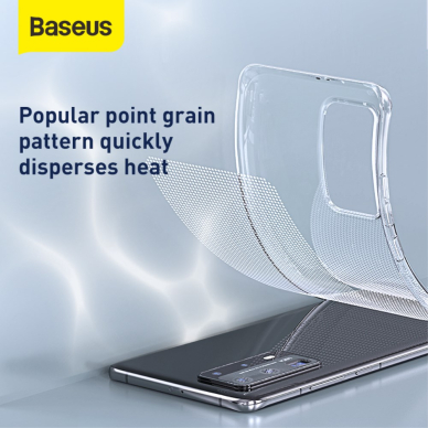 Huawei P40 PRO BASEUS SLIM skaidri nugarėlė 10