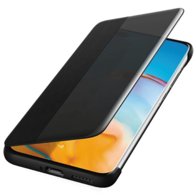 Huawei P40 PRO juodas originalus dėklas Smart View 2