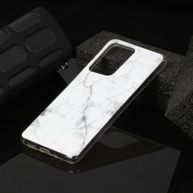 Huawei P40 Tracy White Marble nugarėlė 3