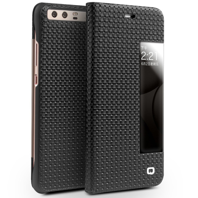 HUAWEI P8 juodas odinis GRID QIALINO dėklas