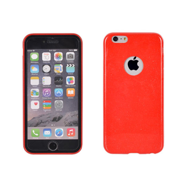 Huawei P8 raudonas ultra slim Jelly 3