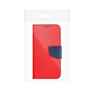 Huawei P9 Lite 2017 raudonas Fancy Diary dėklas 8