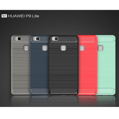 Huawei P9 Lite juoda LYGCARBON nugarėlė 8