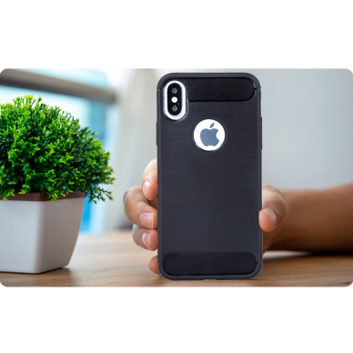 Huawei Y6 2019 juoda LYGCARBON nugarėlė 8