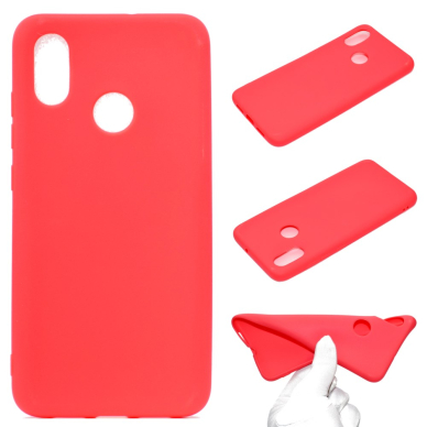 Huawei Y6 2019 raudona MAT+ nugarėlė