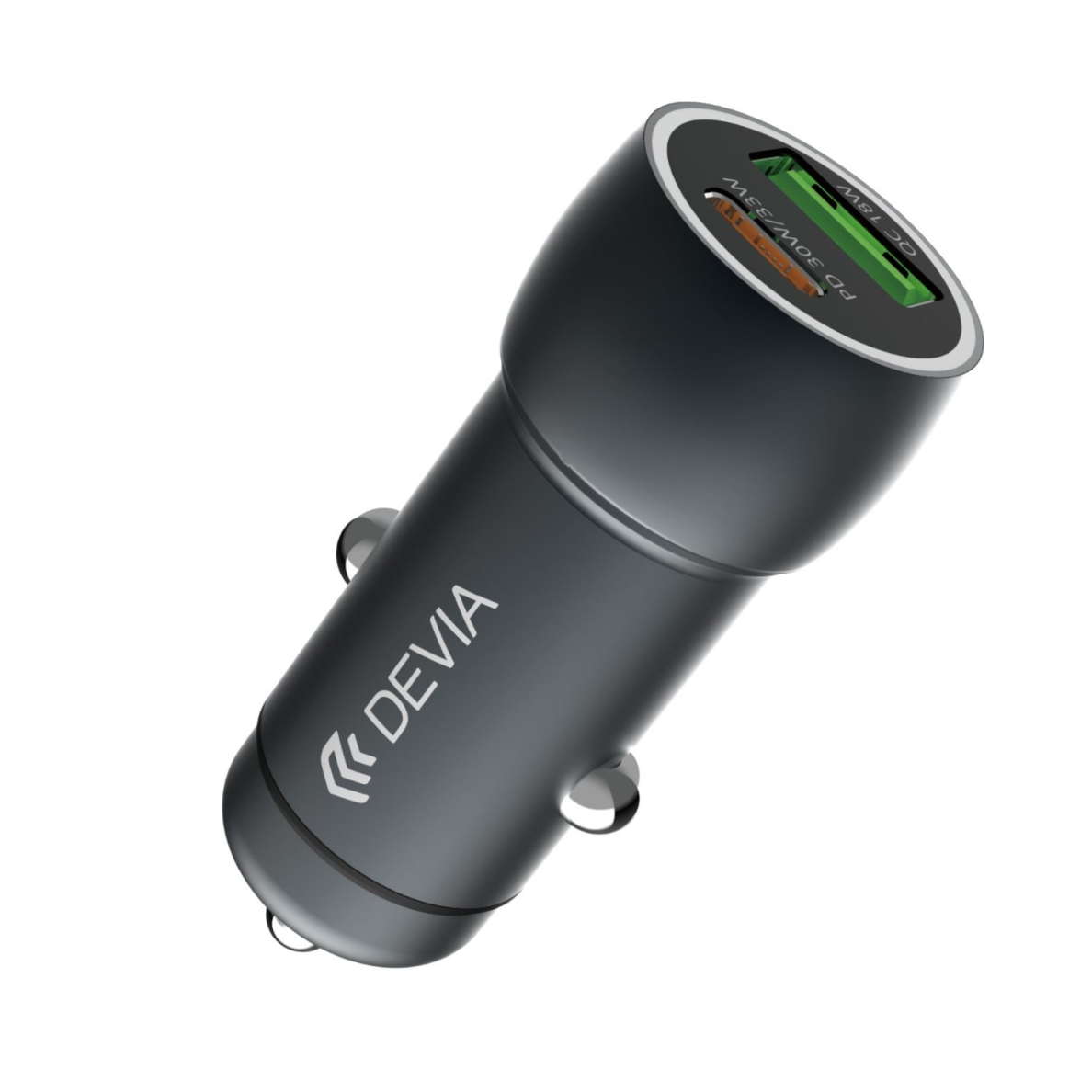Įkroviklis auto PD+QC Type-C Quick Charge 30W DEVIA