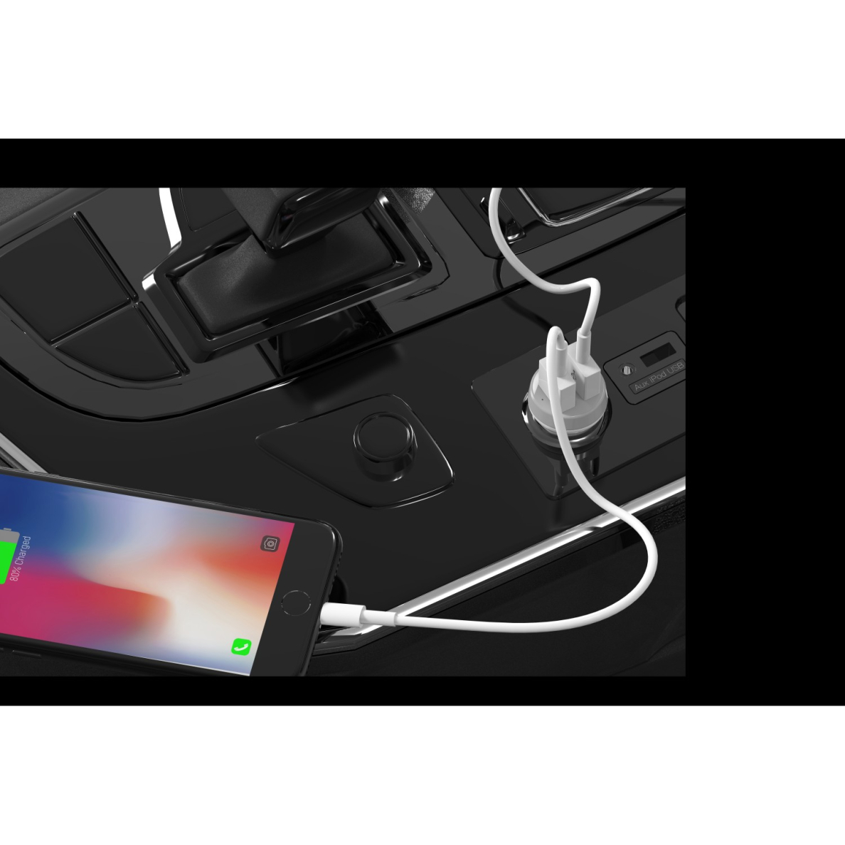 Įkroviklis auto SMART micro usb 3.1A 2USB DEVIA 4