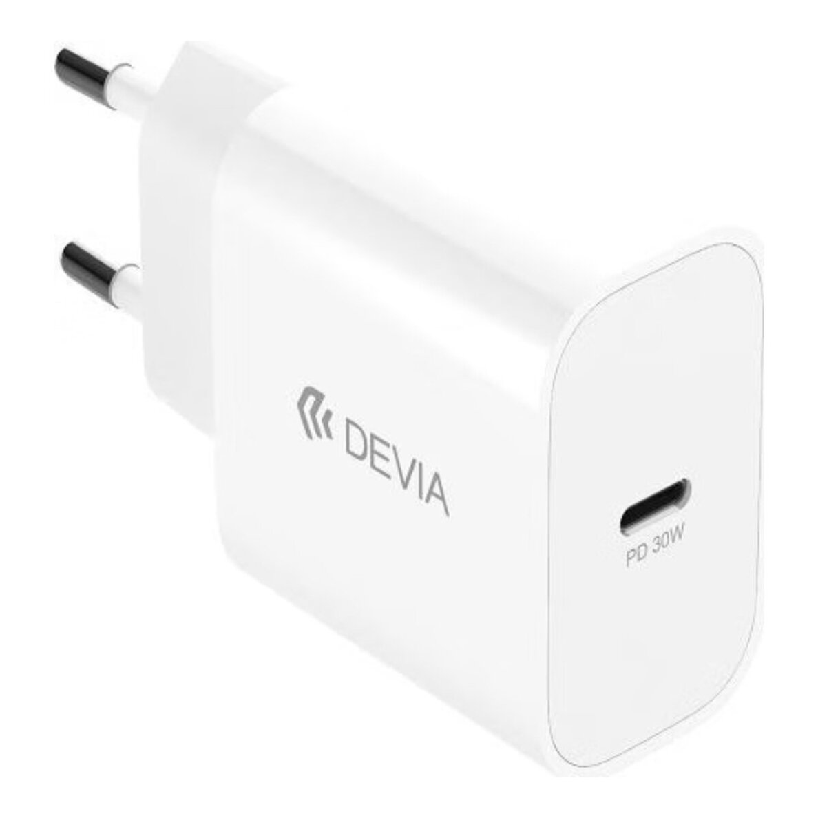 Įkroviklis buitinis su laidu Type-C to Lightning Smart Series GaN Charge PD 30W DEVIA