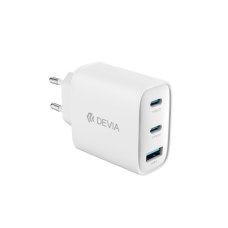 Įkroviklis buitinis Extreme PD+QC 2xType-C + USB 65W DEVIA