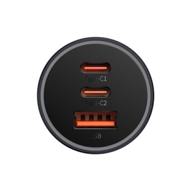 Įkroviklis auto 2XUSB QC 4.0 40W BASEUS CCJD-A0G grey 3