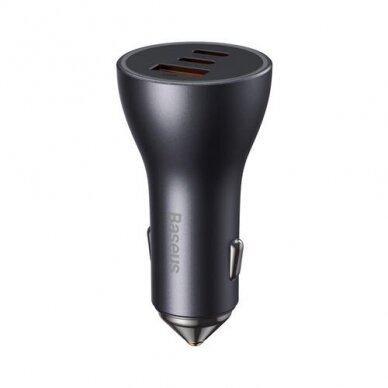 Įkroviklis auto 2XUSB QC 4.0 40W BASEUS CCJD-A0G grey 2
