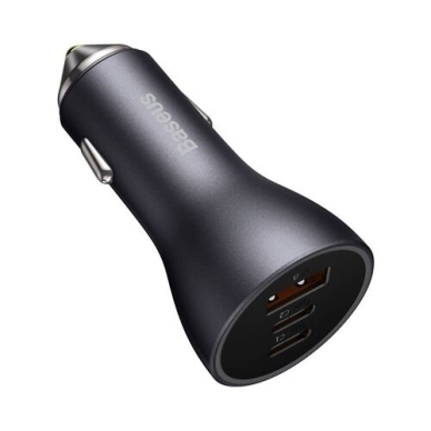 Įkroviklis auto 2XUSB QC 4.0 40W BASEUS CCJD-A0G grey 1