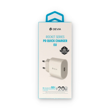 Įkroviklis buitinis ROCKET PD 20W DEVIA 2